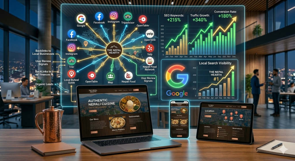 SEO for restaurant in Butwal