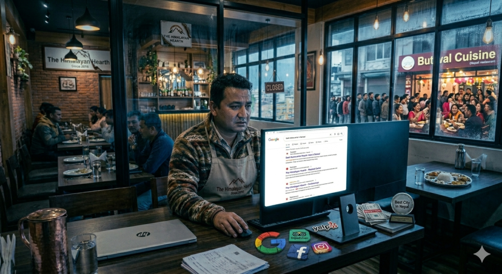 SEO for restaurant in Butwal