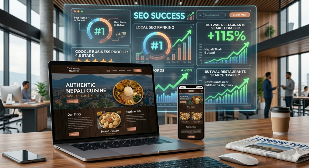 SEO for restaurant in Butwal